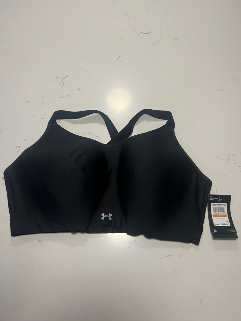 Under Armour Black High-Impact Molded Cup Sports Bra 3X